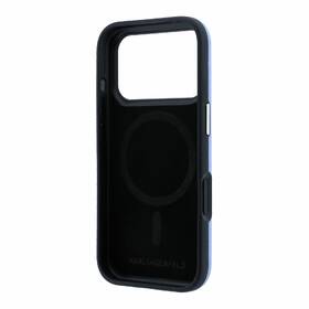 Kryt na mobil Karl Lagerfeld PU Grained Semi Wrap K&CH Heads Magsafe na Apple iPhone 18 Pro modrý

 obrázok produktu 2 z 6