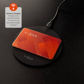 Lokátor FIXED Tag Card s podporou Find My, bezdrôtové nabíjanie oranžový

 obrázok produktu 6 z 9