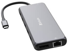 USB Hub Verbatim USB-C Pro Multiport 13 Port strieborný

 obrázok produktu 1 z 4