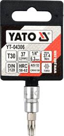 Nástrčná hlavica YATO 1/4" bit Torx T30 

 obrázok produktu 2 z 3