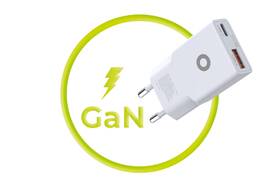 Nabíjačka do siete Mobile Origin Slim 1x USB-A/1x USB-C GaN 30W biela

 obrázok produktu 2 z 8