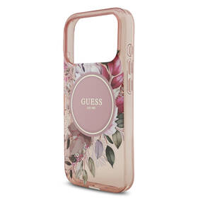 Kryt na mobil Guess IML Flowers Strap MagSafe na Apple iPhone 17 Pro ružový

 obrázok produktu 4 z 7
