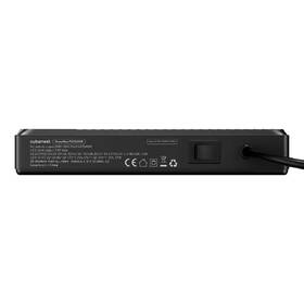 Kábel predlžovací Cubenest SlimLine PowerStrip, 3x AC zásuvka, 2x USB-A + 2x USB-C 33W, 1,5m čierny

 obrázok produktu 4 z 7