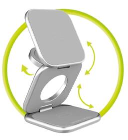 Bezdrôtová nabíjačka Mobile Origin 3in1 Qi2 25W UltraSlim PW36 strieborná

 obrázok produktu 3 z 11