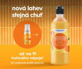 Príchuť pre šumivú vodu SodaStream DC Pomeranč Mango Zero 440 ml 

 obrázok produktu 1 z 2