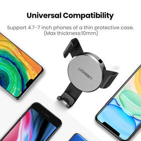 Držiak na mobil UGREEN Outlet Gravity čierny/strieborný

 obrázok produktu 4 z 6