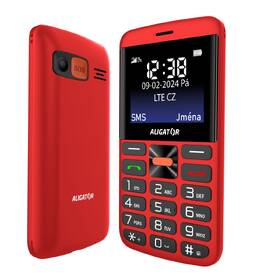 Mobilný telefón Aligator A910 4G Senior červený

 obrázok produktu 2 z 5