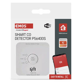 Detektor oxidu uhoľnatého EMOS GoSmart TCS0101W, Wi-Fi 

 obrázok produktu 10 z 13
