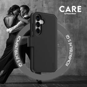 Puzdro na mobil flipové PanzerGlass CARE Tango 2v1 Qi na Samsung Galaxy S25 čierne

 obrázok produktu 9 z 10