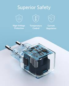 Nabíjačka do siete Anker PowerPort 3 20W, USB-C biela

 obrázok produktu 4 z 6