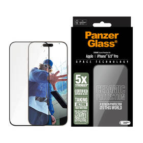 Tvrdené sklo PanzerGlass Ceramic na Apple Iphone 16 Pro Max s inštalačným rámčekom 

 obrázok produktu 1 z 3