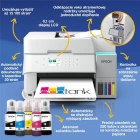 Tlačiareň multifunkčná Epson EcoTank L6376 biela

 obrázok produktu 3 z 15