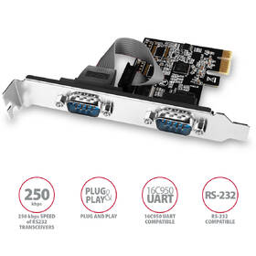 Radič Axagon PCEA-S2N - 2x RS232 

 obrázok produktu 1 z 3