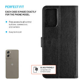Puzdro na mobil flipové FIXED Opus na Motorola Moto G06/Power čierne

 obrázok produktu 2 z 7