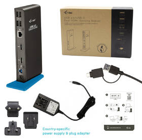 Dokovacia stanica i-tec USB 3.0/USB-C Dual HDMI Docking Station 

 obrázok produktu 5 z 8
