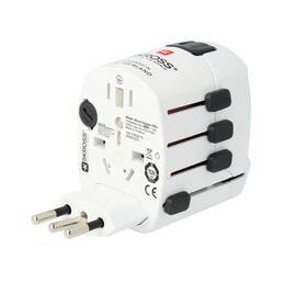 Cestovný adaptér SKROSS World, vr. adaptéra pre ostatné vidlice, univerzálna biely

 obrázok produktu 8 z 9