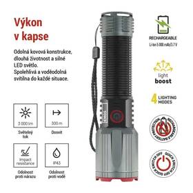 Lampáš EMOS LED NABÍJACIA KOVOVÁ VEĽKÁ 3000 lm, 5 000 mAh čierna

 obrázok produktu 1 z 8