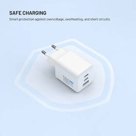 Nabíjačka do siete FIXED GAN Mini s 2 x USB-C / USB-A, 100W biela

 obrázok produktu 4 z 9