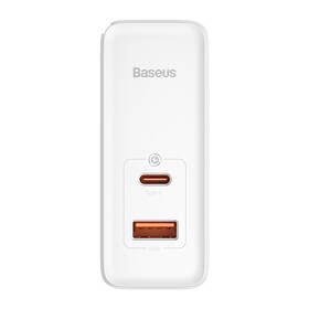 Nabíjačka do siete Baseus GaN5 Pro, USB-C + USB-A 100W biela

 obrázok produktu 1 z 10