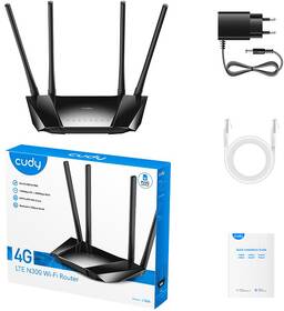 Router Cudy LT400_EU N300 Wi-Fi 4G/LTE čierny

 obrázok produktu 7 z 7