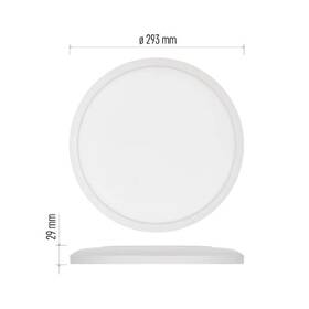 LED stropné svietidlo EMOS FLORI, kruh 30cm, 18W, 1800lm, neutrálna biela biele

 obrázok produktu 1 z 4