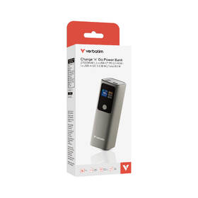 Powerbank Verbatim Charge 'n' Go 27000mAh sivý

 obrázok produktu 11 z 11