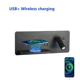 Bodové svietidlo IMMAX LED Be PREPARE 4v1 s Qi nabíjaním, USB, varianta ľavá čierne

 obrázok produktu 3 z 8