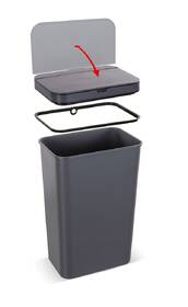 Bezdotykový odpadkový kôš Lamart LT8108 50 l sivý

 obrázok produktu 2 z 4