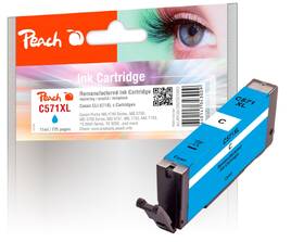 Cartridge Peach Canon CLI-571XLC, 775 strán 

 obrázok produktu 1 z 1