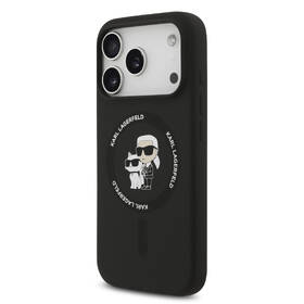 Kryt na mobil Karl Lagerfeld Liquid Silicone Karl and Choupette MagSafe na Apple iPhone 17 Pro Max čierny

 obrázok produktu 1 z 7
