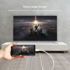 Kábel UGREEN USB-C/HDMI, 1,5m biely

 obrázok produktu 5 z 7