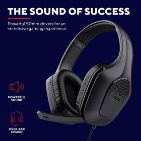 Headset Trust GXT 415 Zirox čierny

 obrázok produktu 8 z 12