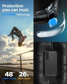 Kryt na mobil Spigen Rugged Armor - Samsung Galaxy A57 5G čierny

 obrázok produktu 14 z 17