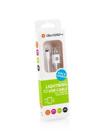 Kábel GoGEN USB/Lightning, 0,9m biely

 obrázok produktu 2 z 3