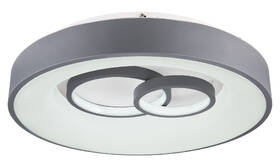 LED stropné svietidlo GLOBO Mavy, kruh, 48 cm, LED, 50W sivé/biele

 obrázok produktu 4 z 6