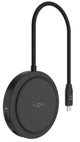 USB Hub FIXED MagHUB, 7-portový, s bezdrátovým nabíjením čierny

 obrázok produktu 1 z 9
