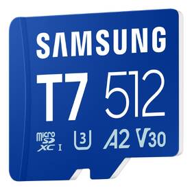 Pamäťová karta Samsung T7 MicroSDXC 512GB UHS-I U3 (170R) modrá

 obrázok produktu 1 z 4