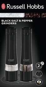 Mlynček na soľ a čierne korenie RUSSELL HOBBS 28010-56 Black S&P Grinders 

 obrázok produktu 6 z 7
