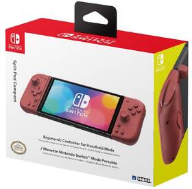 Gamepad HORI Split Pad Compact na Nintendo Switch - Apricot Red 

 obrázok produktu 4 z 5