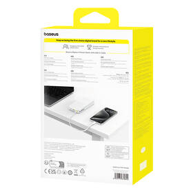 Powerbank Baseus Bipow 2 20000mAh 20W s káblom USB-C biely

 obrázok produktu 16 z 16