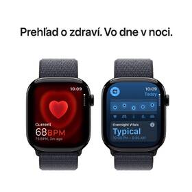 Inteligentné hodinky Apple GPS 46mm klavírno čierny hliník - atramentovo fialový prevliekaci športový remienok 

 obrázok produktu 4 z 8