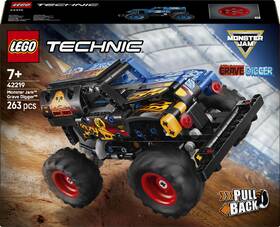 Stavebnica LEGO® Technic 42219 Monster Jam™ Grave Digger™ Oheň a led 

 obrázok produktu 4 z 8