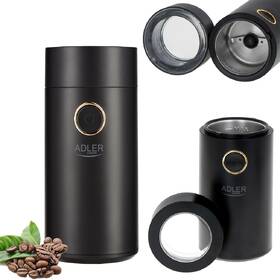 Mlynček na kávu Adler AD4446bg čierny/zlatý

 obrázok produktu 8 z 10
