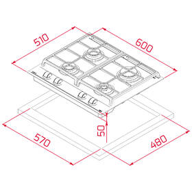 Plynová varná platňa Teka GZC 64300 XBC BK (E4) čierna

 obrázok produktu 10 z 10
