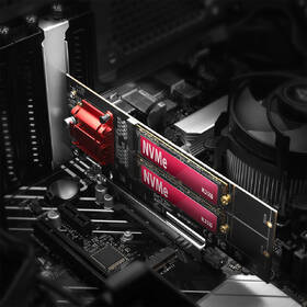 Radič Axagon PCEM2-ND - 2x M.2 NVMe M-key slot 

 obrázok produktu 5 z 6