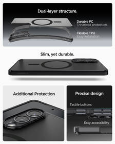 Kryt na mobil Spigen Ultra Hybrid MagSafe na Samsung Galaxy S25 Edge čierny

 obrázok produktu 12 z 12