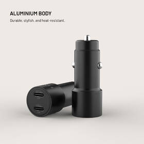Adaptér do auta FIXED 2xUSB-C, PD 3.0, 65 W čierny

 obrázok produktu 5 z 9