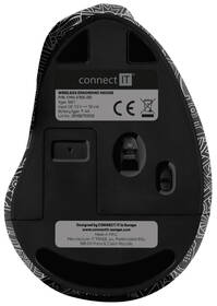 Myš Connect IT Doodle, vertikálna, ergonomická čierna

 obrázok produktu 5 z 9