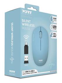 Myš PORT CONNECT Wireless COLLECTION tyrkysová

 obrázok produktu 6 z 6