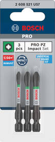 Sada bitov Bosch PRO 2.608.521.U57 Pozidriv Impact 

 obrázok produktu 1 z 1